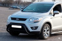 Ford Kuga 2008-2013 Parabulloni WT007 Nero (Acciaio Inox) foto 2
