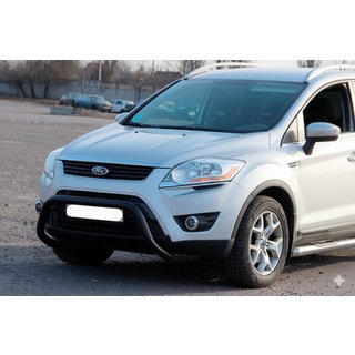 Parabulloni WT007 Nero (Acciaio Inox) Ford Kuga 2008-2013 foto 2