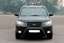 Hyundai Santa Fe 2 2006-2012 Parabulloni WT007 Nero (Acciaio Inox) foto 1
