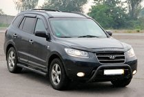 Hyundai Santa Fe 2 2006-2012 Parabulloni WT007 Nero (Acciaio Inox) foto 2