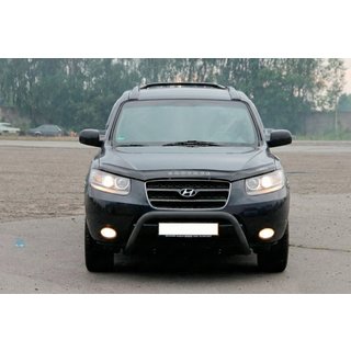 Parabulloni WT007 Nero (Acciaio Inox) Hyundai Santa Fe 2 2006-2012 foto 1