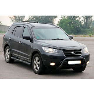 Parabulloni WT007 Nero (Acciaio Inox) Hyundai Santa Fe 2 2006-2012 foto 2