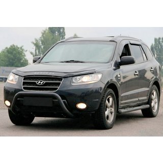 Parabulloni WT007 Nero (Acciaio Inox) Hyundai Santa Fe 2 2006-2012 foto 3