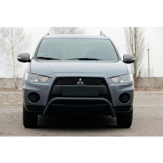 Parabulloni WT007 Nero (Acciaio Inox) Mitsubishi Outlander 2006-2012 foto 2