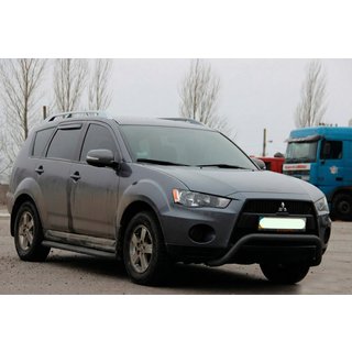 Parabulloni WT007 Nero (Acciaio Inox) Mitsubishi Outlander 2006-2012 foto 3