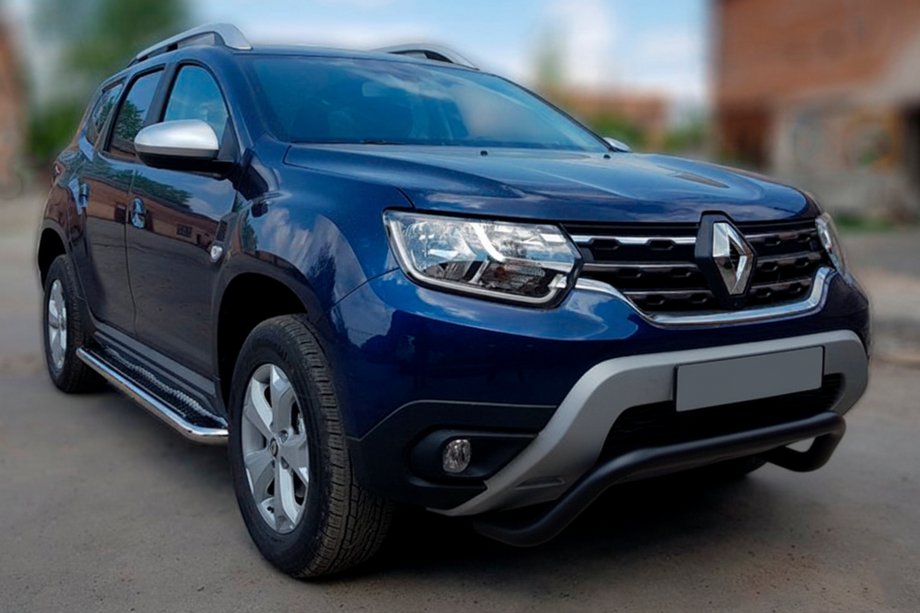 Renault Duster 2018-2024 Parabulloni WT007 Nero (Acciaio Inox) Image
