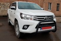 Toyota Hilux 2015- Parabulloni WT007 Nero (Acciaio Inox) foto 2