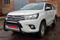 Toyota Hilux 2015- Parabulloni WT007 Nero (Acciaio Inox) foto 4