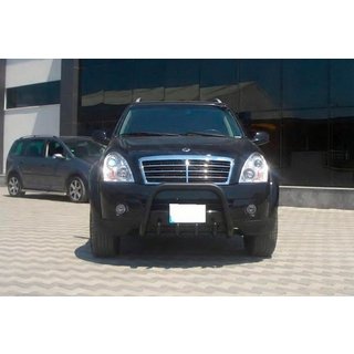 Parabulloni QT006 Nero (Acciaio Inox) SsangYong Rexton I 2001-2017 foto 4