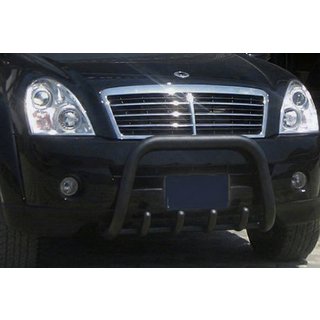 Parabulloni QT006 Nero (Acciaio Inox) SsangYong Rexton I 2001-2017 foto 1
