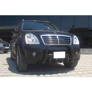 Parabulloni QT006 Nero (Acciaio Inox) SsangYong Rexton I 2001-2017 foto 3