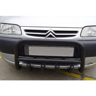 Parabulloni QT006 Nero (Acciaio Inox) Citroen Berlingo 1996-2008