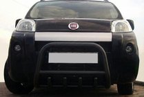 Citroen Nemo 2007-2017 Parabullbar Anteriore QT006 Nero (Acciaio Inox) foto 2