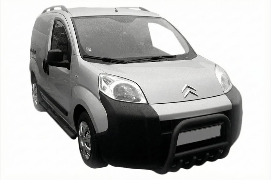 Citroen Nemo 2007-2017 Parabullbar Anteriore QT006 Nero (Acciaio Inox) Image