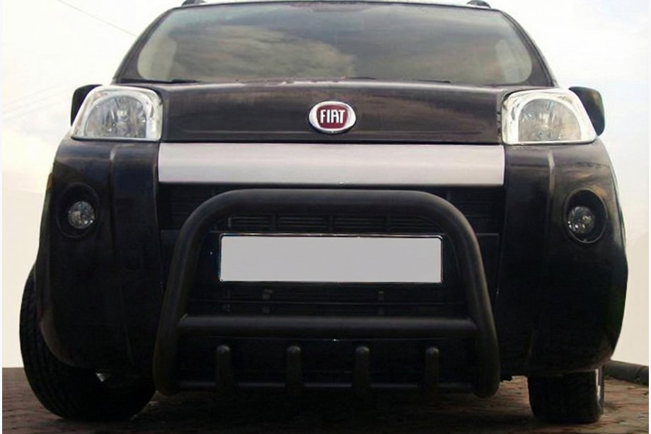 Peugeot Bipper 2008-2017 Parabulloni QT006 Nero (Acciaio Inox) Foto 1