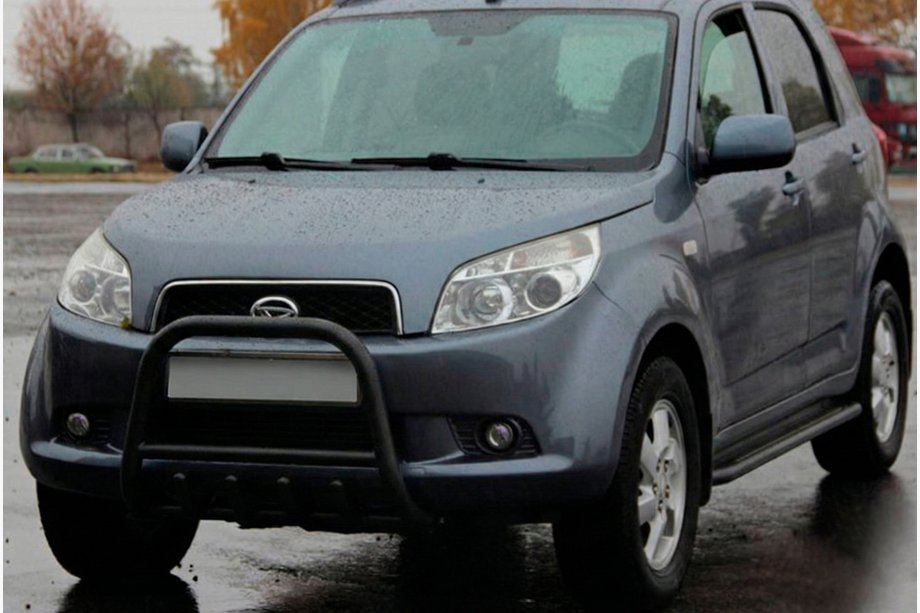 Daihatsu Terios 2006-2017 Parabullbar Anteriore QT006 Nero (Acciaio Inox) Image