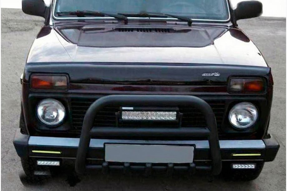 Lada Niva e Urban 1977- Parabulloni QT006 Nero (Acciaio Inox) Foto 3