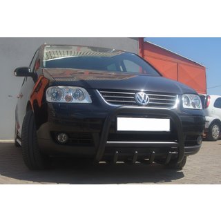 Parabulloni QT006 Nero (Acciaio Inox) Volkswagen Touran 2003-2010 foto 3
