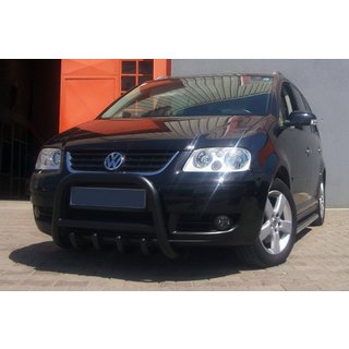 Parabulloni QT006 Nero (Acciaio Inox) Volkswagen Touran 2003-2010 foto 2