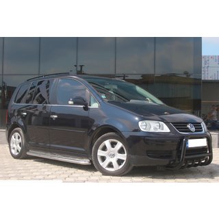 Parabulloni QT006 Nero (Acciaio Inox) Volkswagen Touran 2003-2010 foto 1