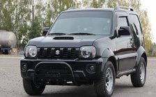 Suzuki Jimny 1998-2018 Parabulloni QT006 Nero (Acciaio Inox) foto 3