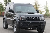 Suzuki Jimny 1998-2018 Parabulloni QT006 Nero (Acciaio Inox) foto 2
