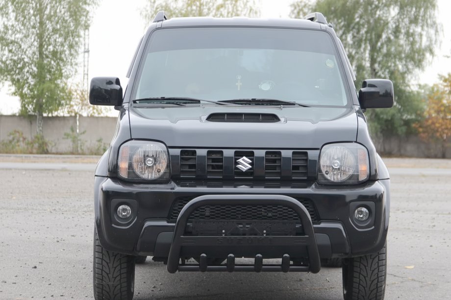 Suzuki Jimny 1998-2018 Parabulloni QT006 Nero (Acciaio Inox) Image