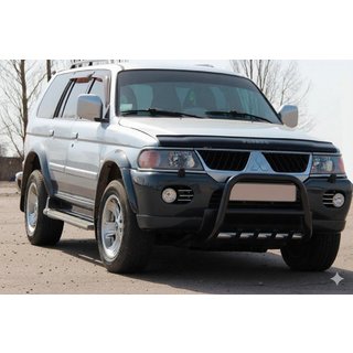 Parabulloni QT006 Nero (Acciaio Inox) Mitsubishi Pajero Sport 1996-2007 foto 2