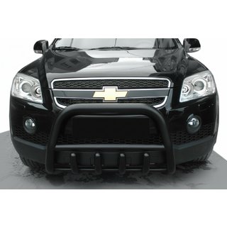 Parabullbar Anteriore QT006 Nero (Acciaio Inox)