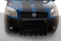 Fiat Doblo I 2005-2010 Parabullbar Anteriore QT006 Nero (Acciaio Inox) foto 1