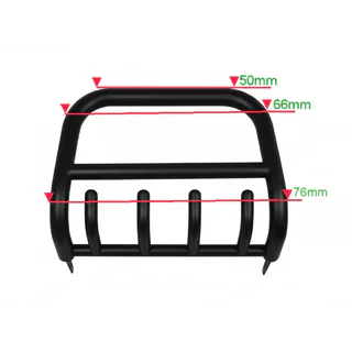 Parabulloni QT006 Nero (Acciaio Inox)