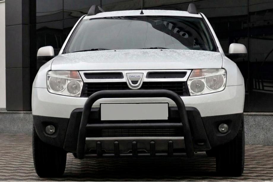 Renault Duster 2008–2017 Parabullbar senza scritta QT006 Nero (acciaio inox) Image
