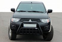 Mitsubishi L200 2006-2015 Parabulloni Black (acciaio inox) foto 1