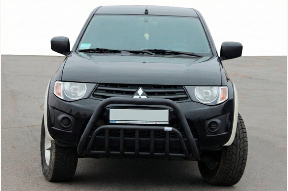 Mitsubishi L200 2006-2015 Parabulloni Black (acciaio inox) Image