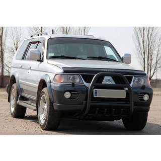 Parabulloni QT007 Nero (Acciaio Inox) Mitsubishi Pajero Sport 1996-2007 foto 2