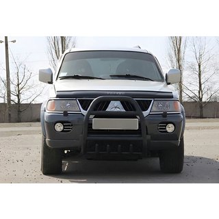 Parabulloni QT007 Nero (Acciaio Inox) Mitsubishi Pajero Sport 1996-2007 foto 3