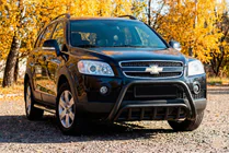 Chevrolet Captiva 2006-2019 Parabullbar Anteriore WT002 Nero (Acciaio Inox) foto 2