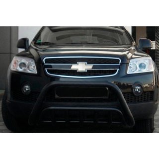 Parabullbar Anteriore WT002 Nero (Acciaio Inox) Chevrolet Captiva 2006-2019 foto 3