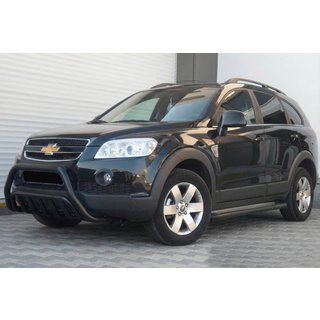 Parabullbar Anteriore WT002 Nero (Acciaio Inox) Chevrolet Captiva 2006-2019 foto 1
