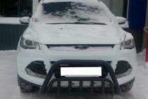 Ford Kuga/Escape 2013-2019 Parabulloni WT002 Nero (Acciaio Inox) foto 3