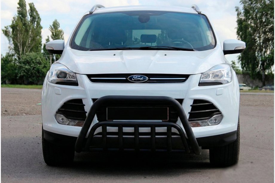 Ford Kuga/Escape 2013-2019 Parabulloni WT002 Nero (Acciaio Inox) Image