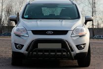 Ford Kuga 2008-2013 Parabulloni WT002 Nero (Acciaio Inox) foto 2