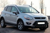 Ford Kuga 2008-2013 Parabulloni WT002 Nero (Acciaio Inox) foto 3