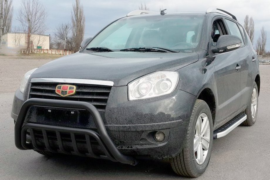 Geely Emgrand X7 2011- Parabulloni WT002 Nero (Acciaio Inox) Image