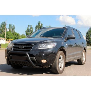 Parabulloni WT002 Nero (Acciaio Inox) Hyundai Santa Fe 2 2006-2012 foto 1