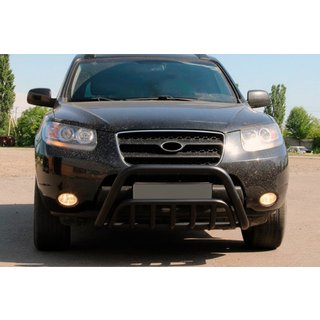 Parabulloni WT002 Nero (Acciaio Inox) Hyundai Santa Fe 2 2006-2012 foto 2