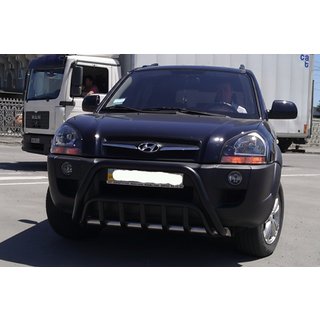 Parabulloni WT002 Nero (Acciaio Inox) Hyundai Tucson JM 2004- foto 3