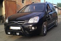 Kia Carens 1999-2012 Parabulloni WT002 Nero (Acciaio Inox) foto 2
