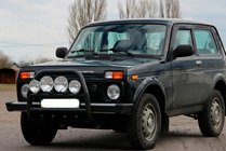 Lada Niva e Urban 1977- Parabulloni QT007 Nero (Acciaio Inox) foto 4