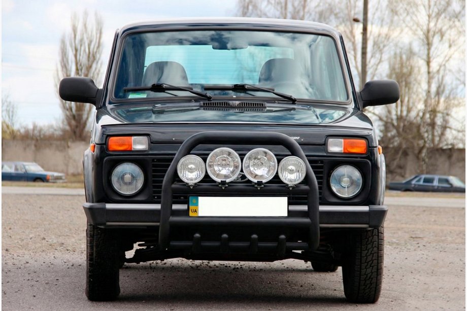 Lada Niva e Urban 1977- Parabulloni QT007 Nero (Acciaio Inox) Image